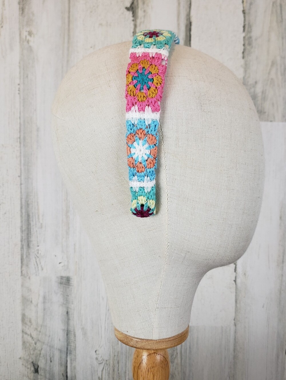 Handmade Multicolor Crochet Headband - Women Accessories